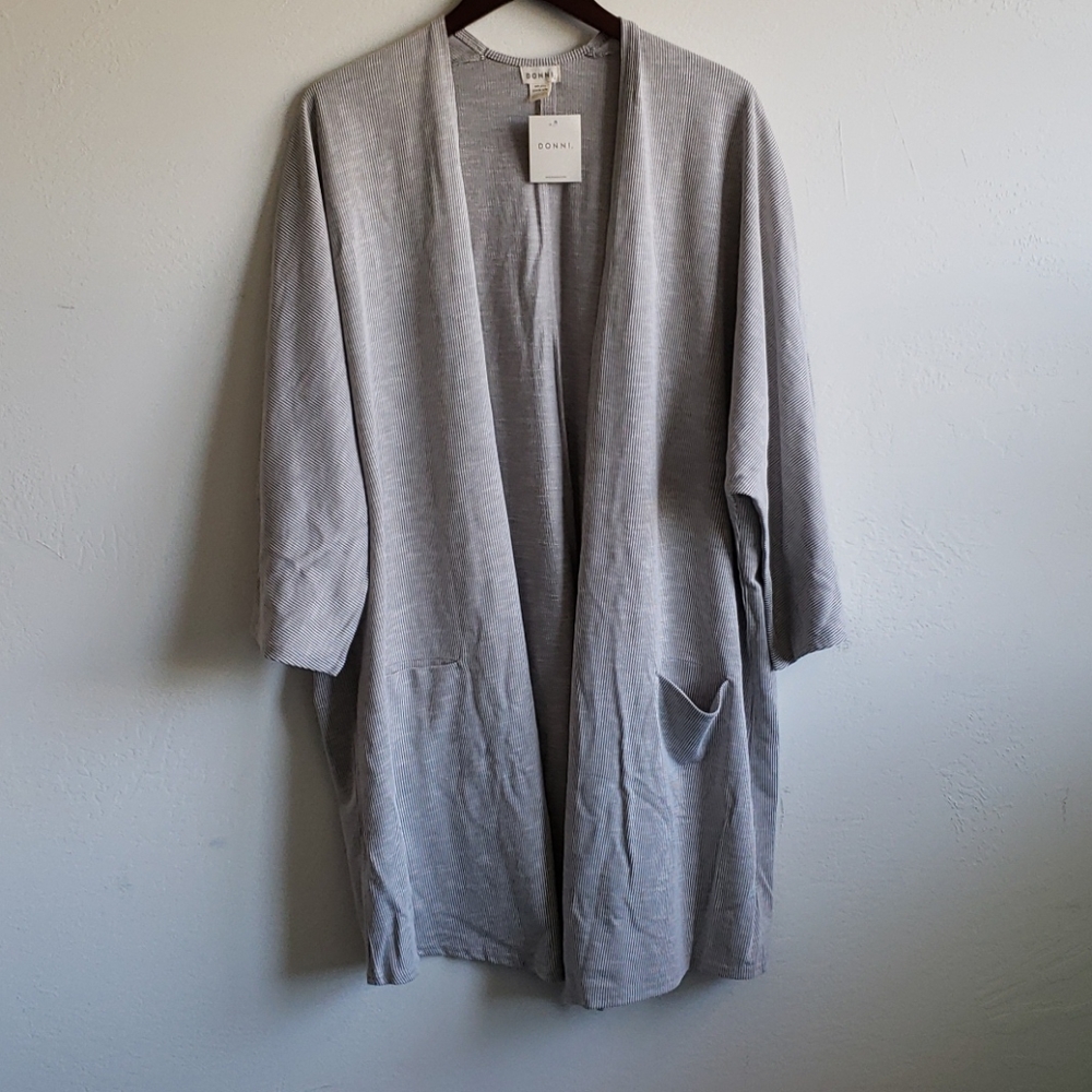 NWT DONNI. open front cardigan